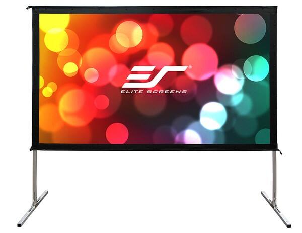 ELITE SCREENS Projektor Bildschirm OMS100H2-DUAL Schwarz 2210 mm x 1240 mm (B x H)