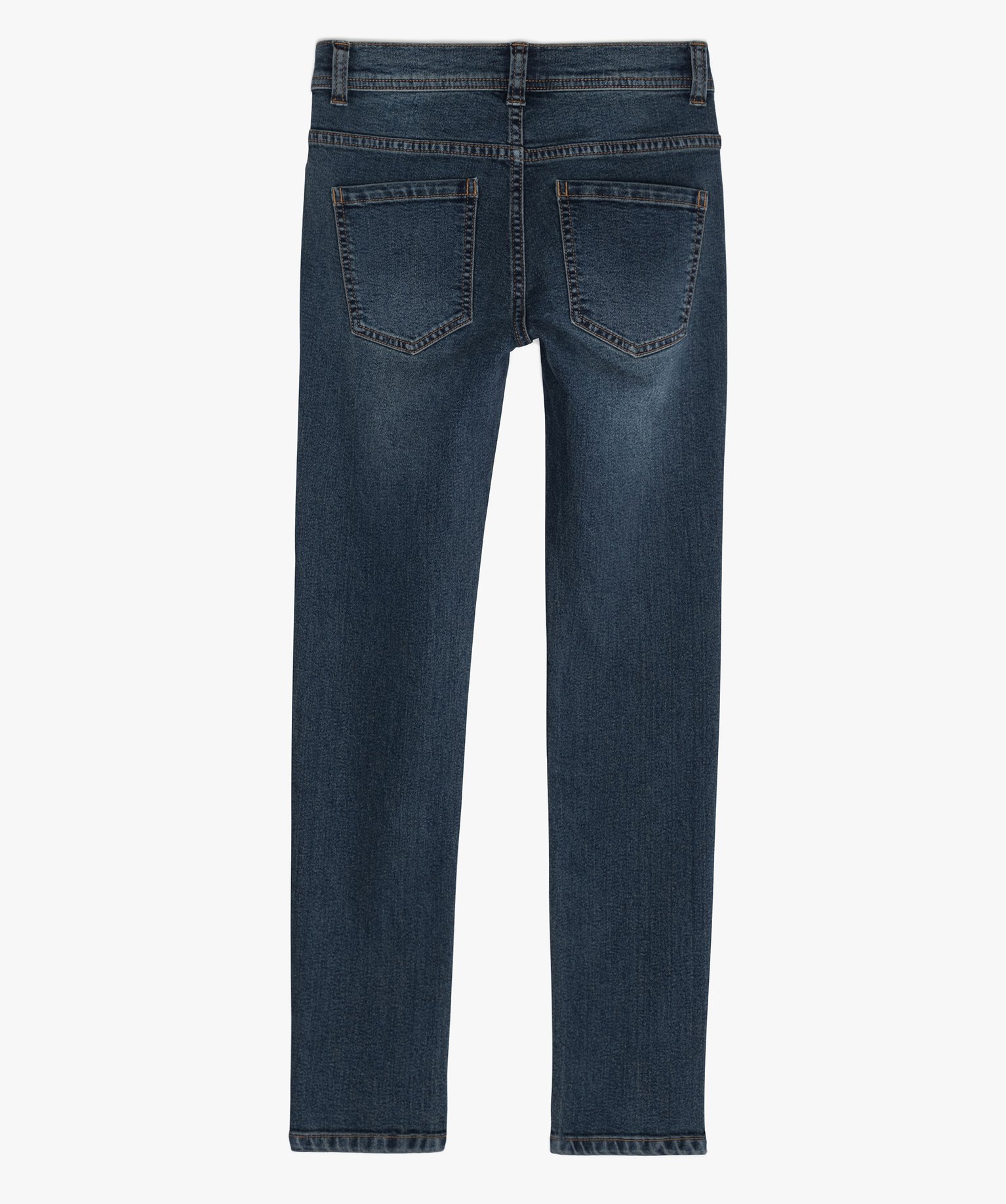 Jean coupe skinny en matière extensible Garçon denim | GEMO