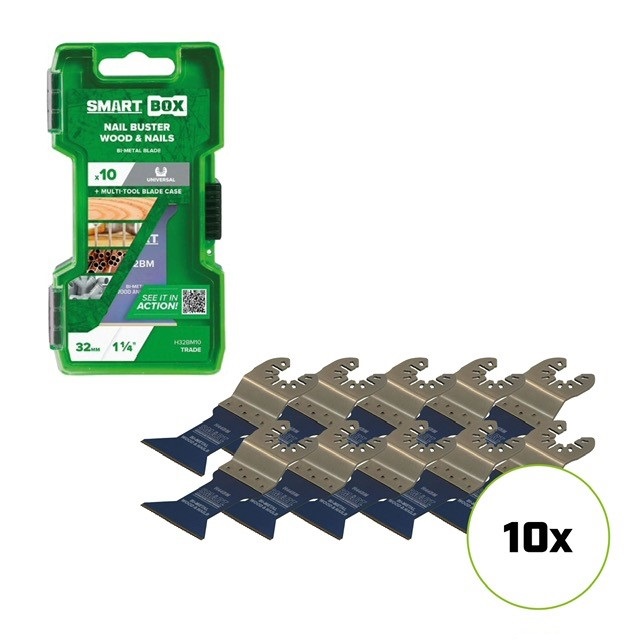 Smart Blades H44BM10 UN TRA 44x51mm BiM-blad hs 10st