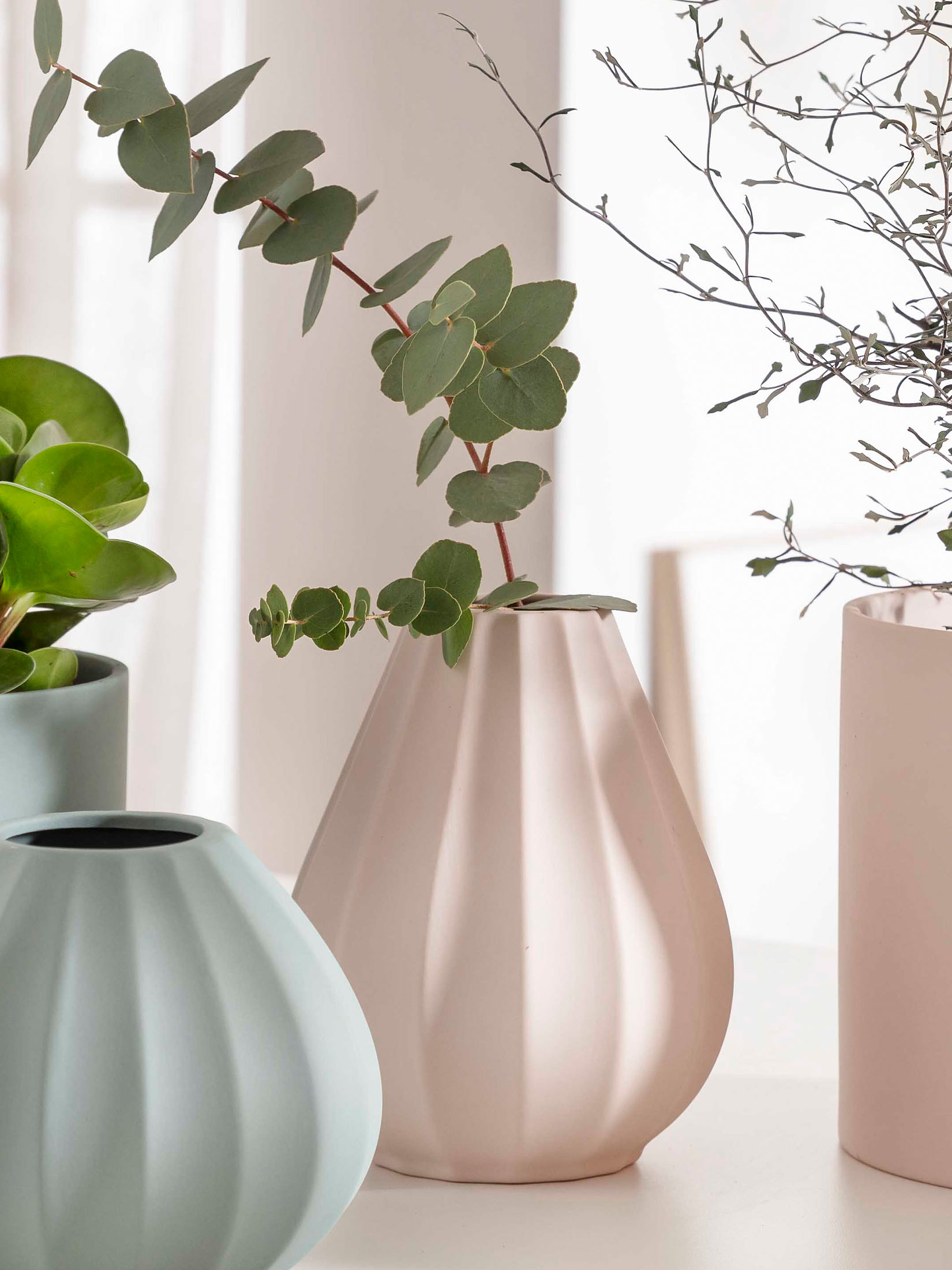 Cunardo Vase, Soft Pink