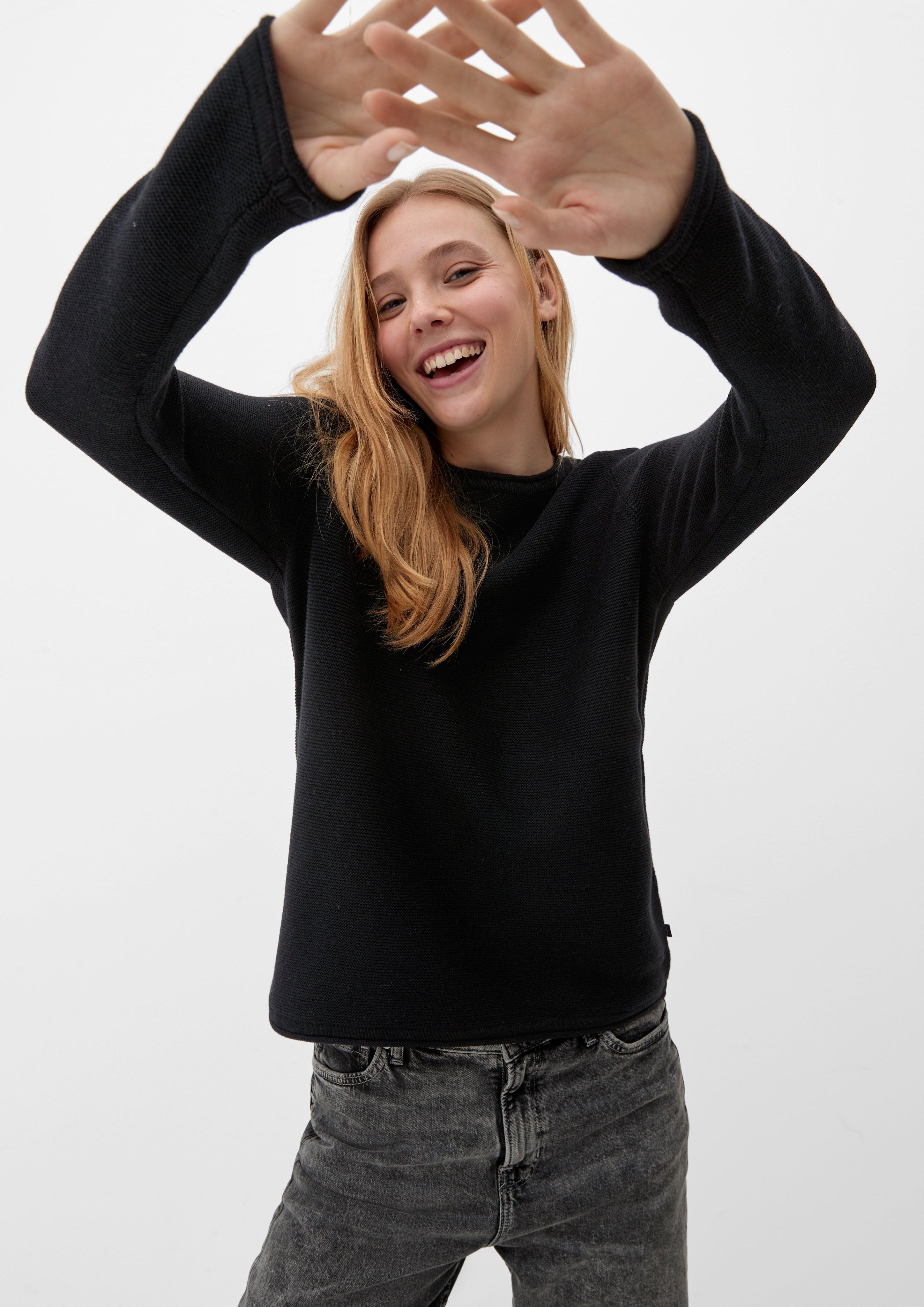 Pullover mit Rollsaumkanten  45.899.61.X014-9999