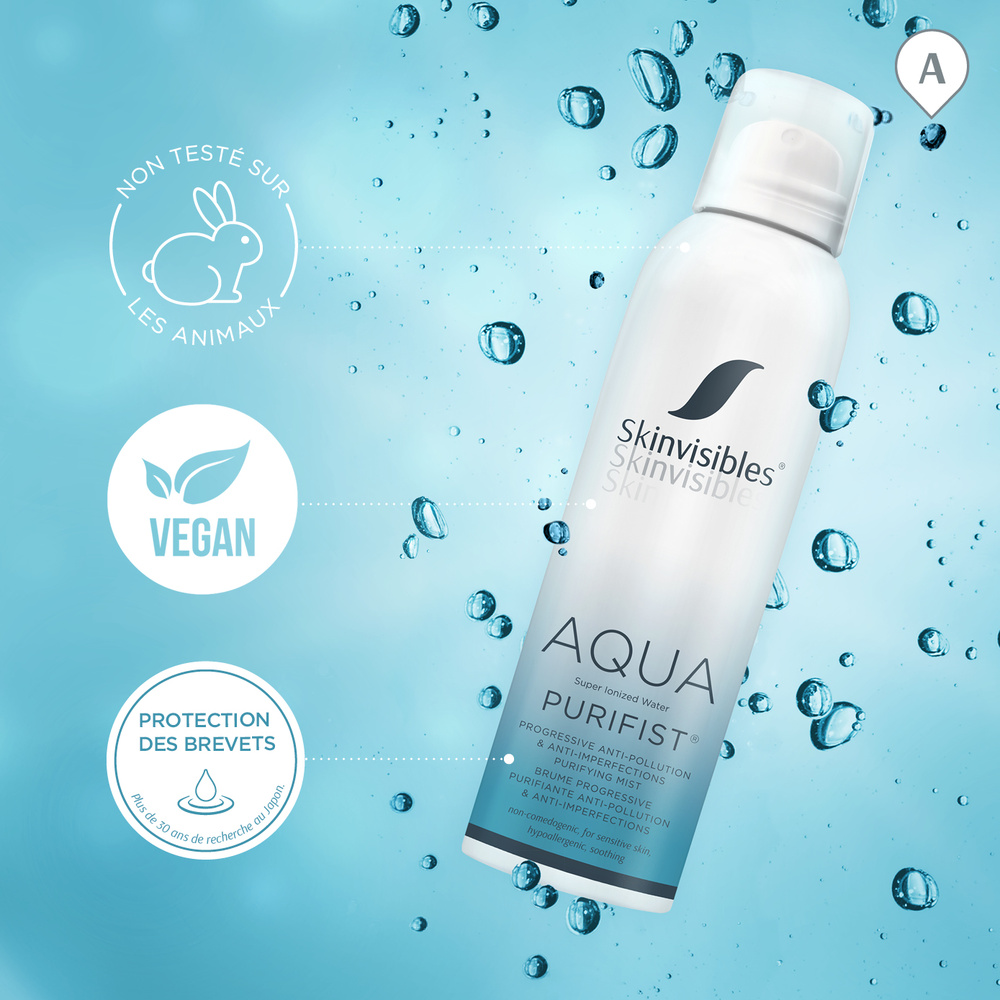 skinvisibles Skinvisibles Purifist Anti-Polution andAnti-Imperfections Aqua Spray 150ml Brume anti-pollution & anti-imperfections progressive purifiante