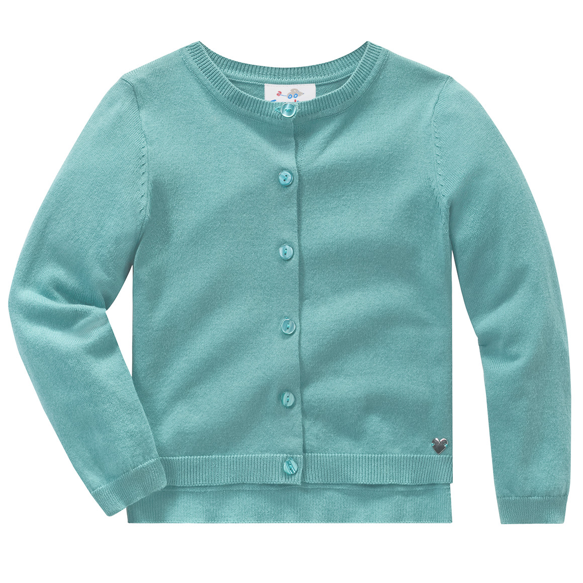 Mädchen Feinstrickjacke im Basic-Look