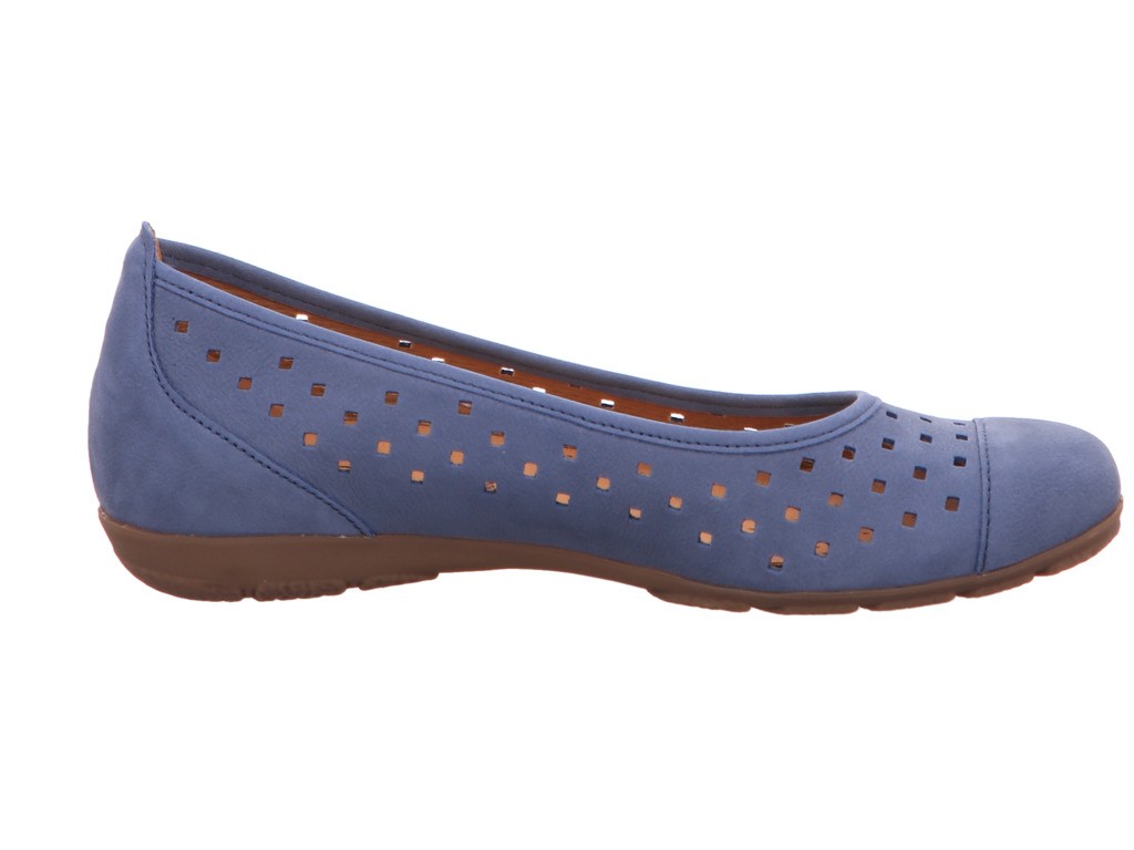 GABOR Ballerinas blau Gabor Fashion sportliche Ballerinas 44.1