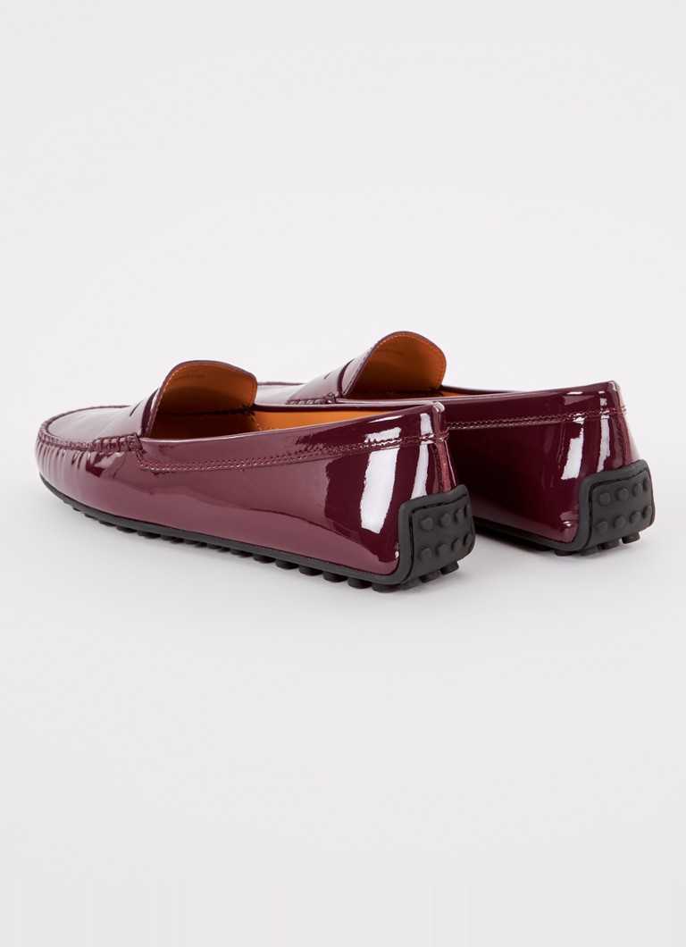 Tod's Gomma skinnmokkasin med patentfinish