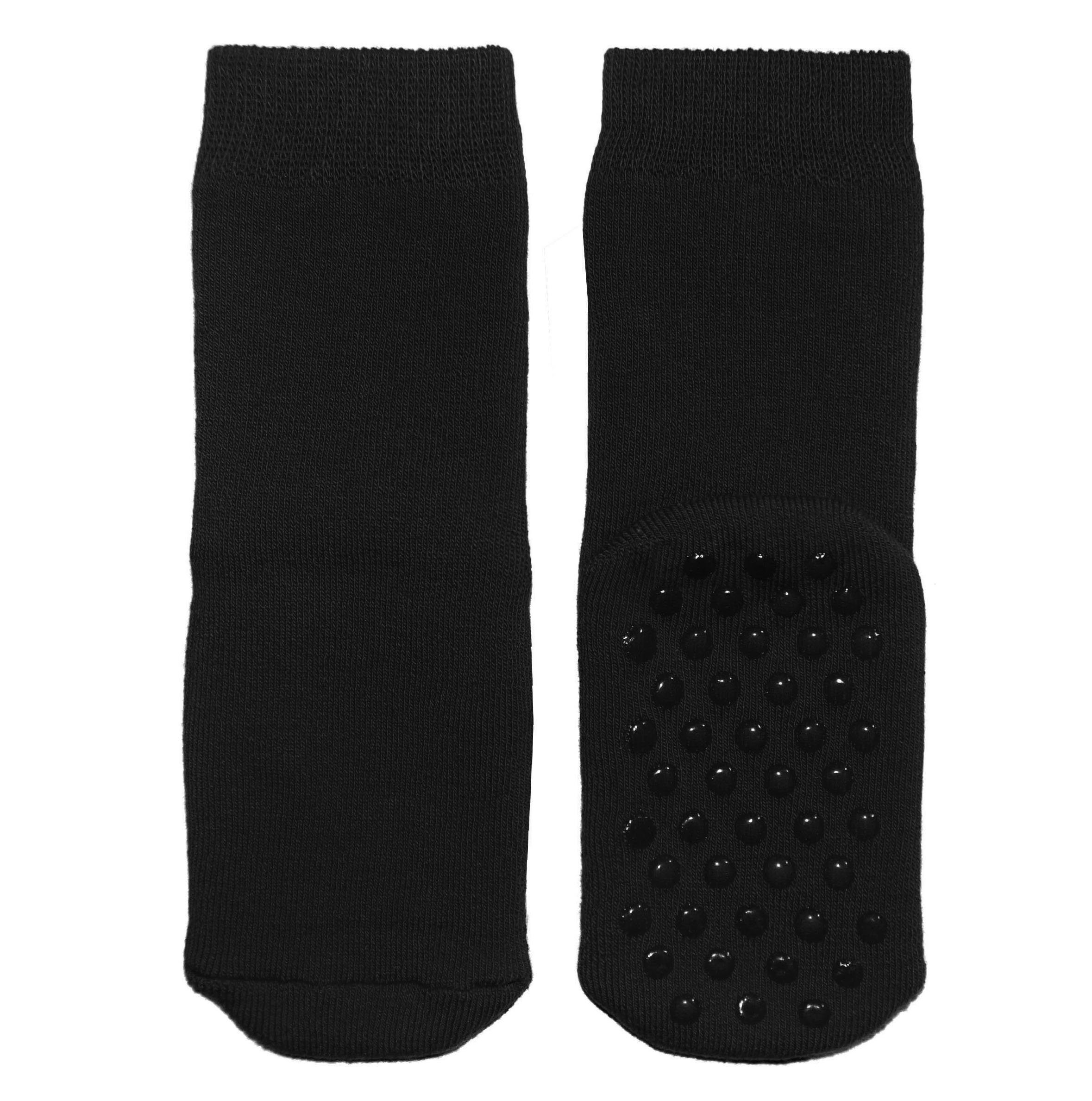 WERI SPEZIALS Strumpfhersteller GmbH ABS-Socken Kinder ABS-Socken >>Einfarbig: Noppen<< aus Baumwolle mit Frottee