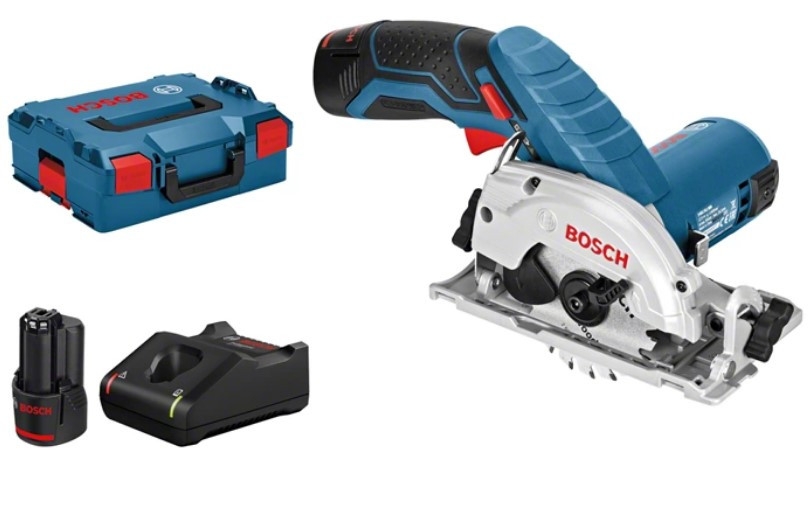 Bosch Blue 06016A1005 GKS 12V-26 Akku-Kreissäge 12V 3,0Ah Li-Ion in L-Boxx