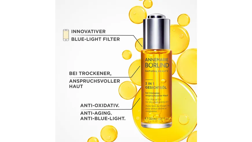 ANNEMARIE BÖRLIND 3 IN 1 GESICHTSÖL 30 ml