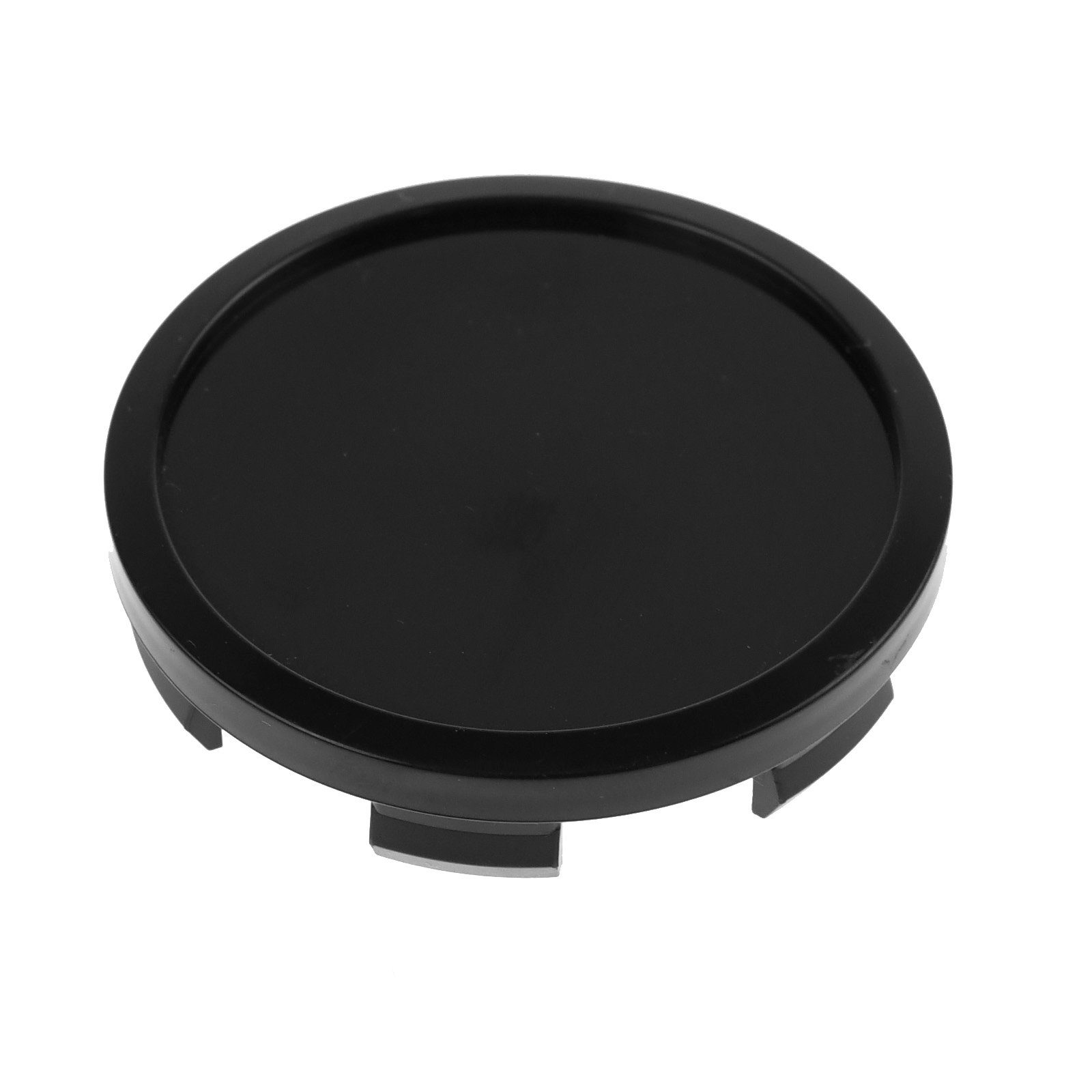 RKC Radkappe 4X 58,3mm Nabenkappen Radnaben Kappen Schwarz Flach für RH Felgen