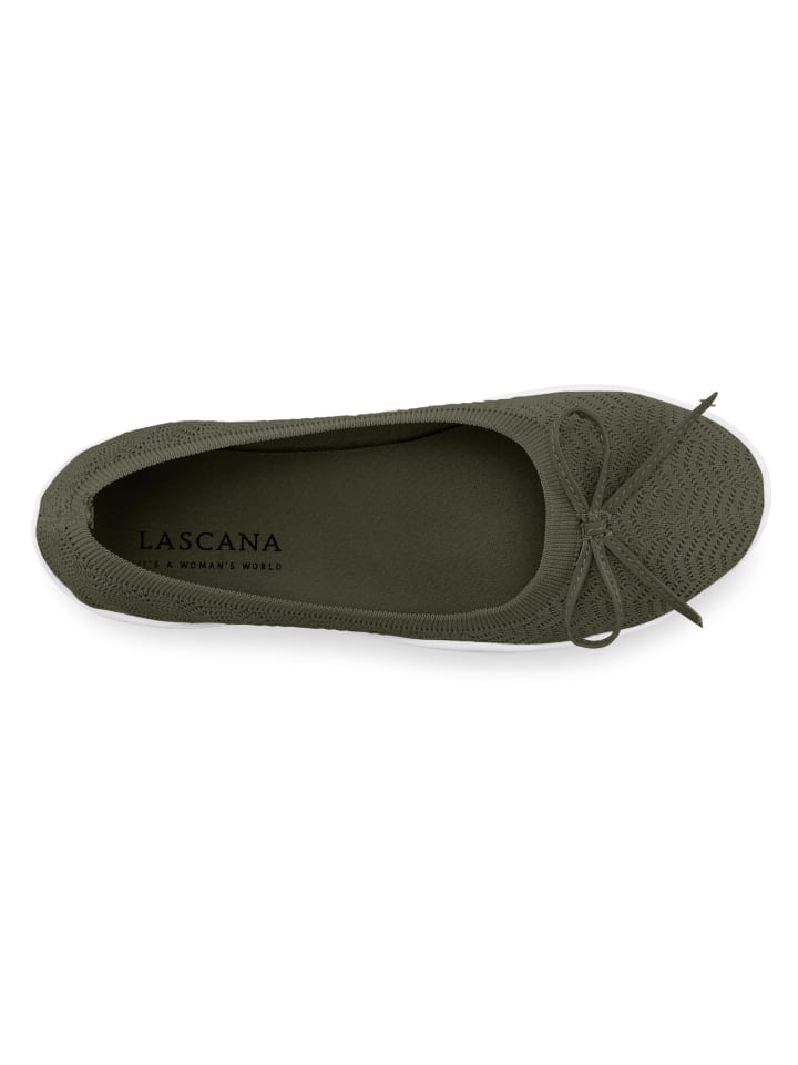 LASCANA Sneaker Ballerinas in olivgrün günstig kaufen