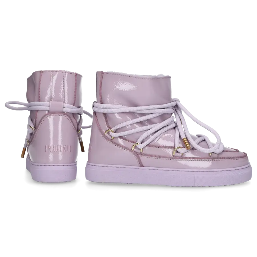 INUIKII - Snowboots NAPLACK Lackleder - lila