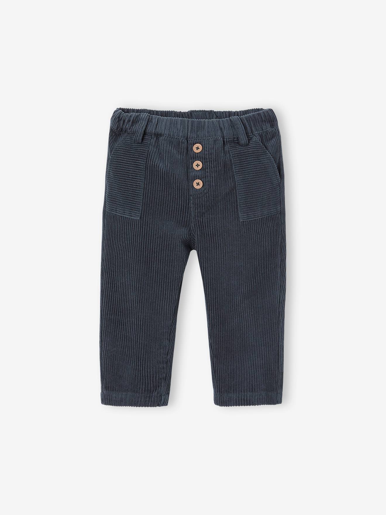 Vertbaudet Baby Cordhose - anthrazit