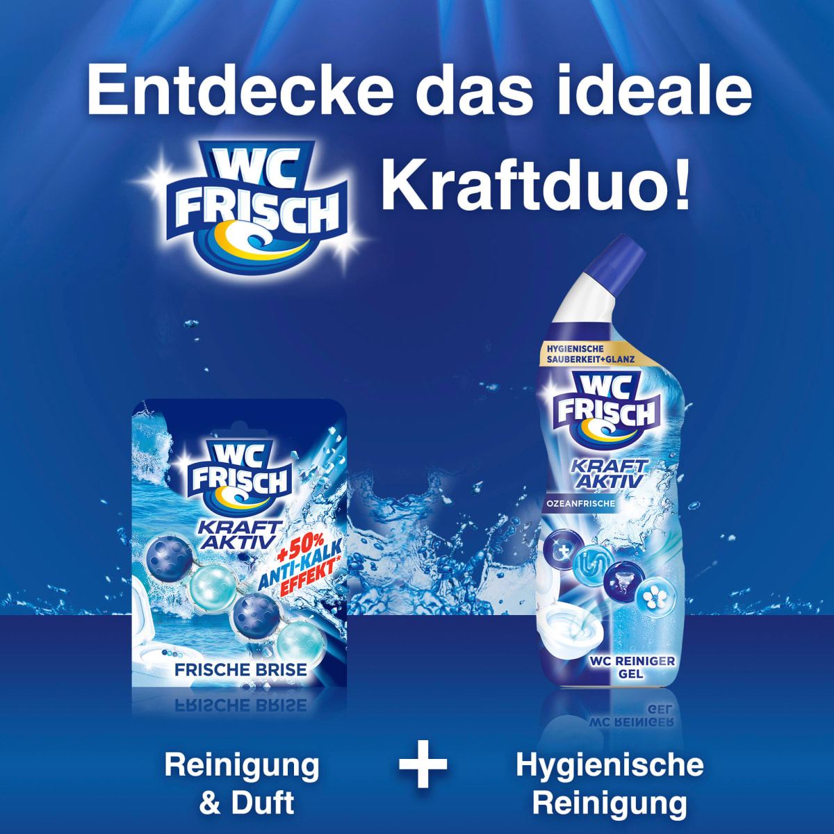 WC-Reiniger Gel Ozeanfrische, 750 ml