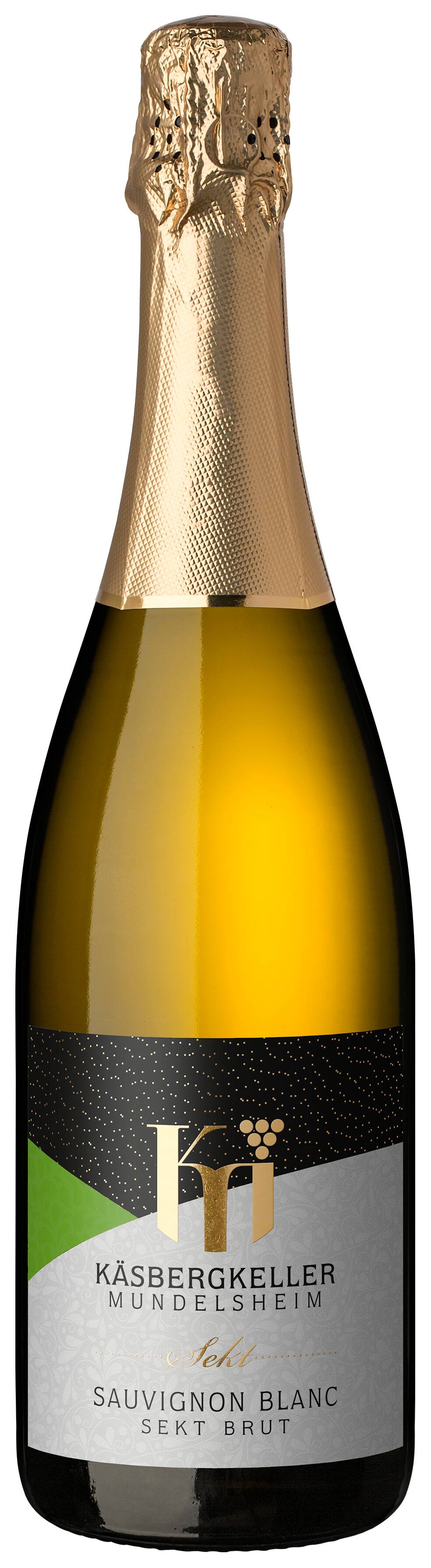 Lauffener Weingärtner eG Käsbergkeller Mundelsheim Sauvignon Blanc Sekt trocken 2021