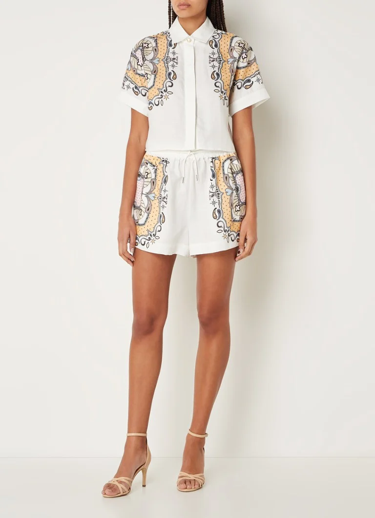 Camicetta con stampa paisley JOSH V Ziya