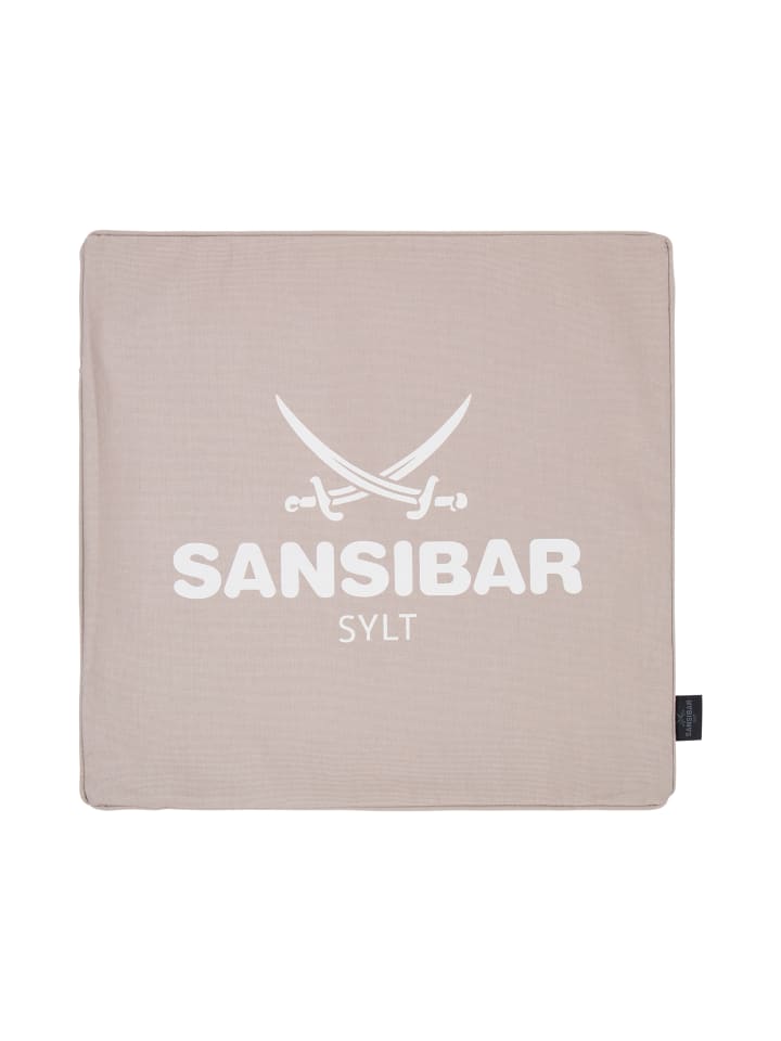 Sansibar Kissenhülle Classic in Simply Taupe/Offwhite, 45x45 cm günstig kaufen 45x45 cm