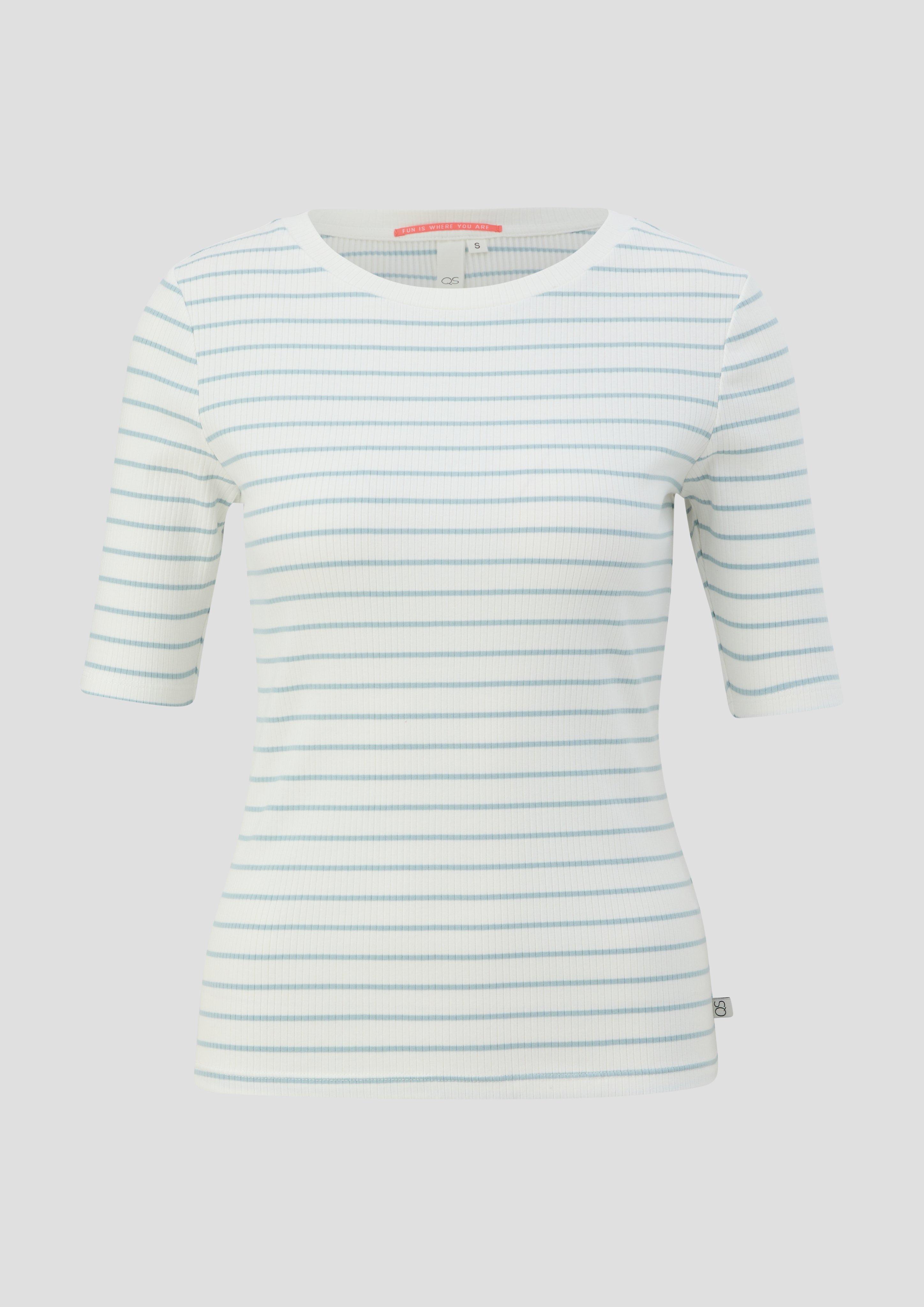 T-Shirt mit Rippstruktur  2144068-61G2