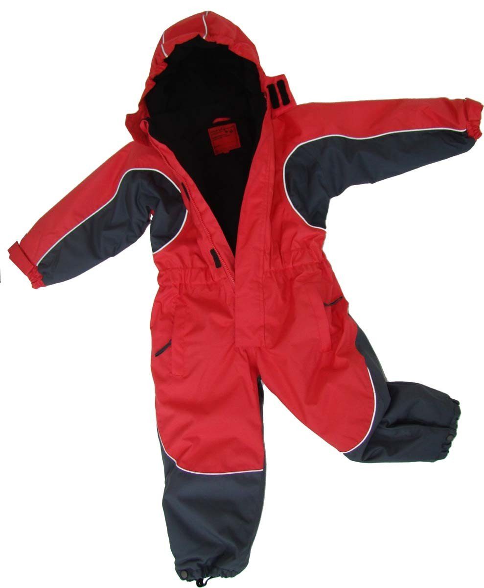 Maylynn Schneeoverall Kuscheliger Schneeanzug Skianzug rot atmungsaktiv und wasserdicht