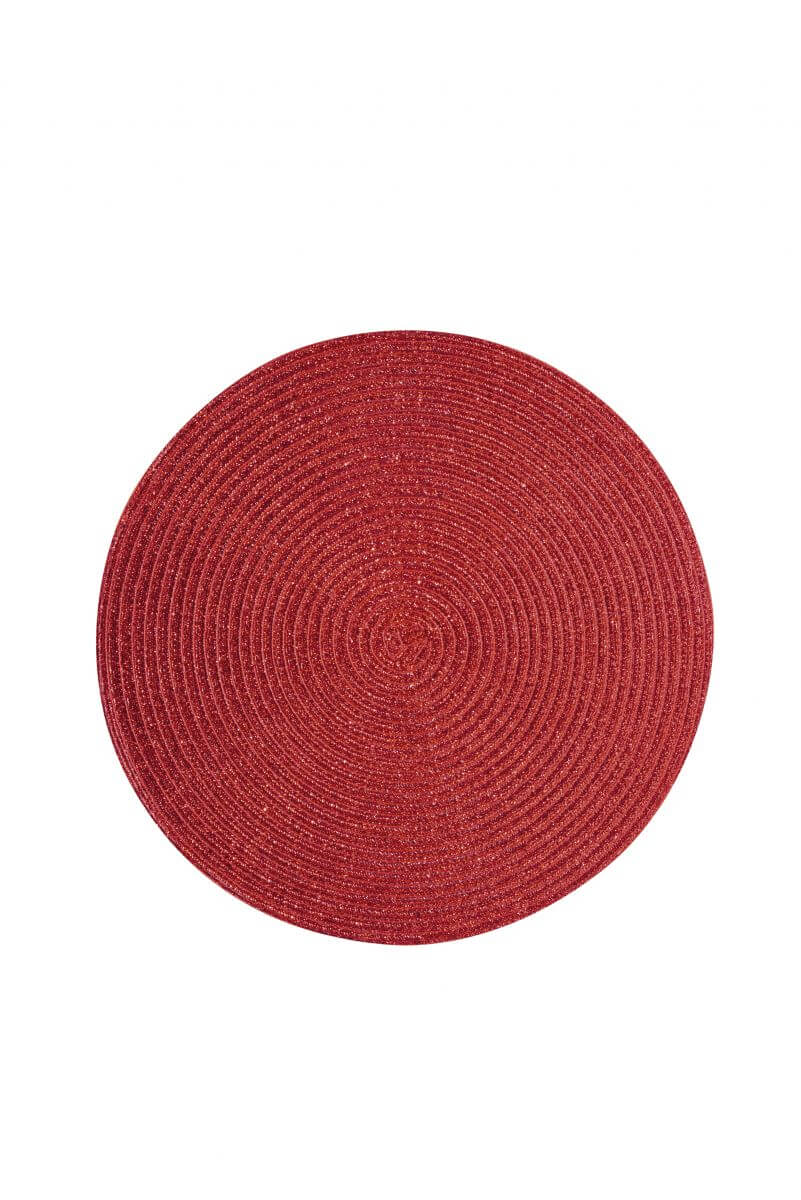 Peyer Tischset Trondheim Rot Ø 38 cm