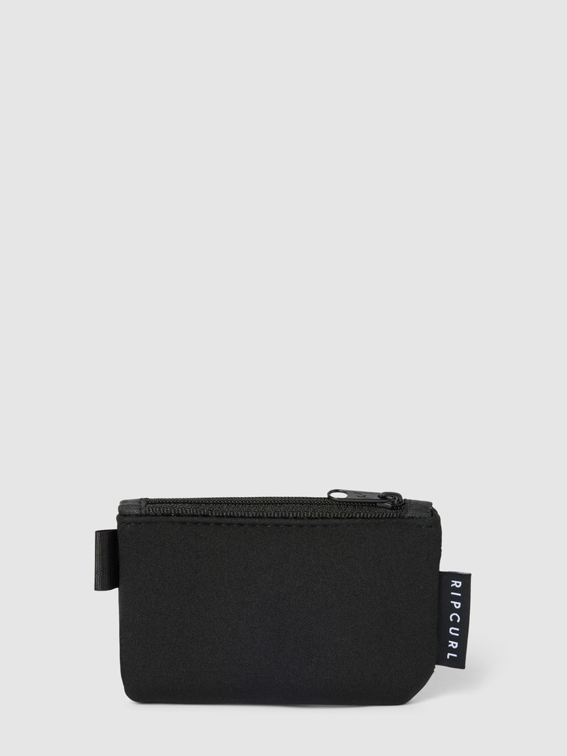 Schlüsseletui mit Label-Print in schwarz
