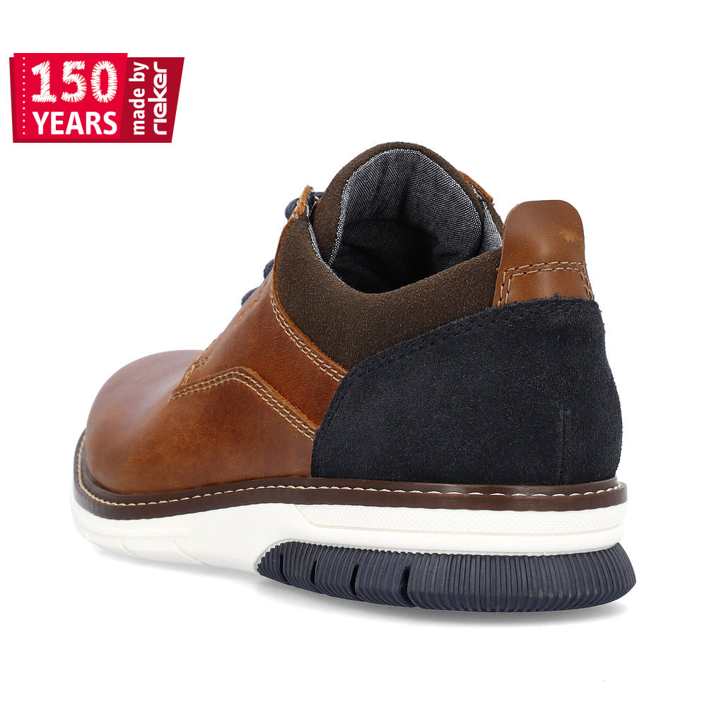 Rieker Herren Schnürschuhe holzbraun