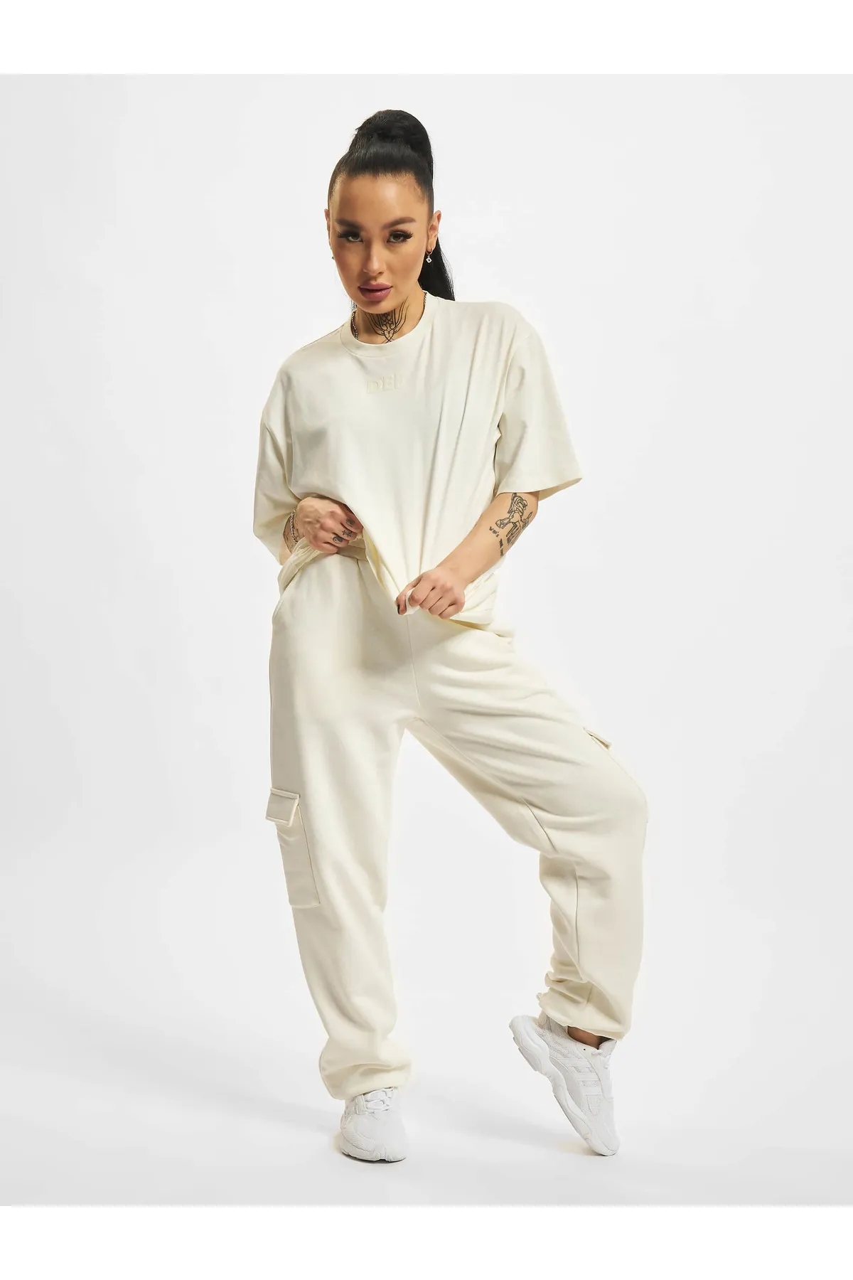 DEF  Jogginghose - Weiß - Straight
