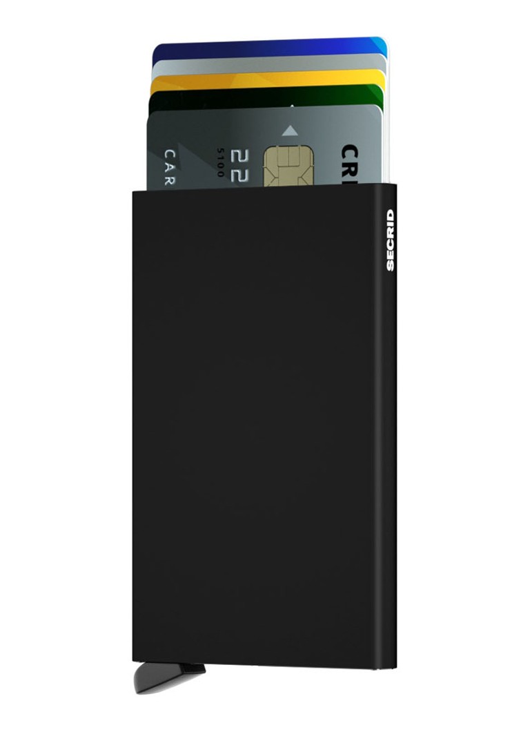 Aluminiowy portfel Secrid Cardprotector na karty kredytowe.