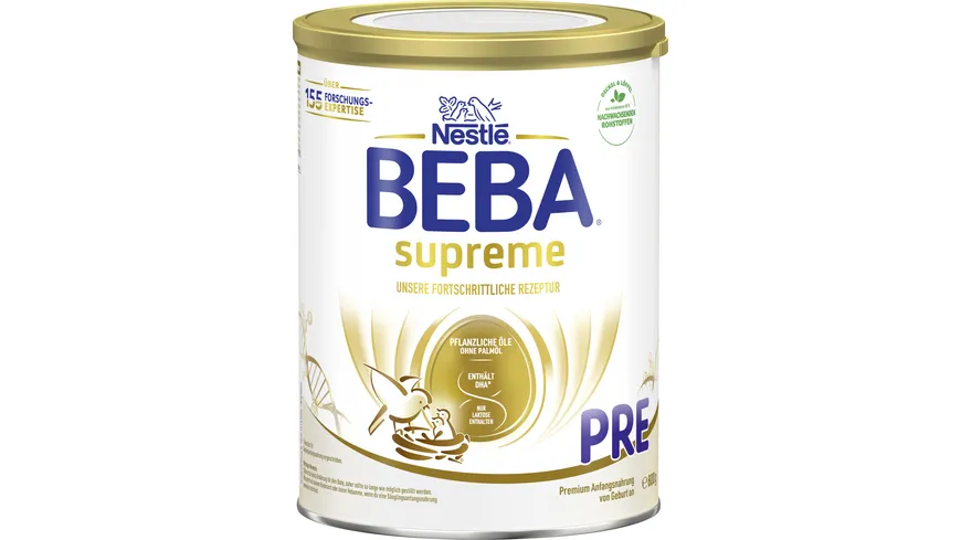 NESTLE BEBA SUPREME PRE Säuglingsanfangsnahrung von Geburt an 800 g