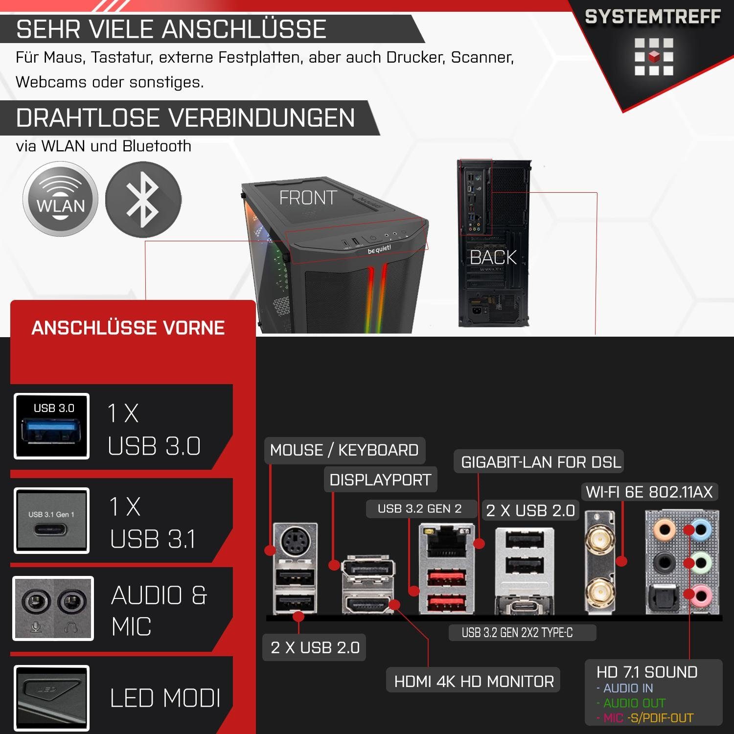 SYSTEMTREFF Gaming-PC-Komplettsystem (27