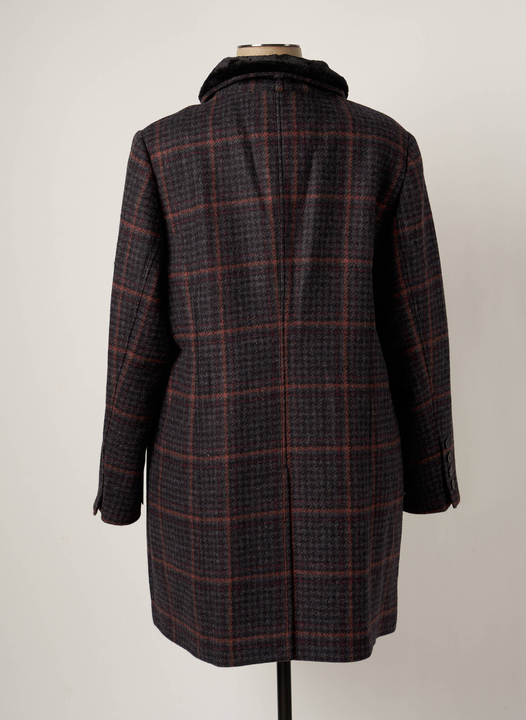 Junge Manteaux Longs Femme couleur gris