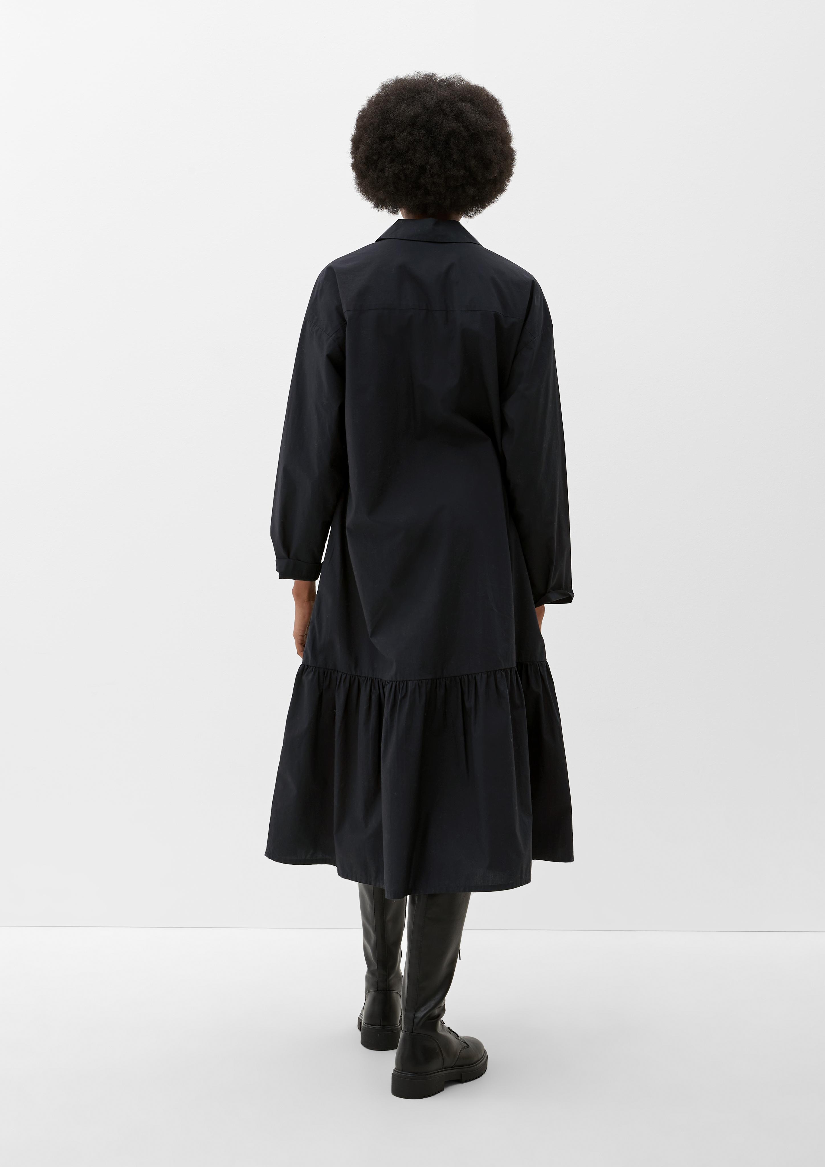 Hemdblusenkleid mit Volant  2118983-9999