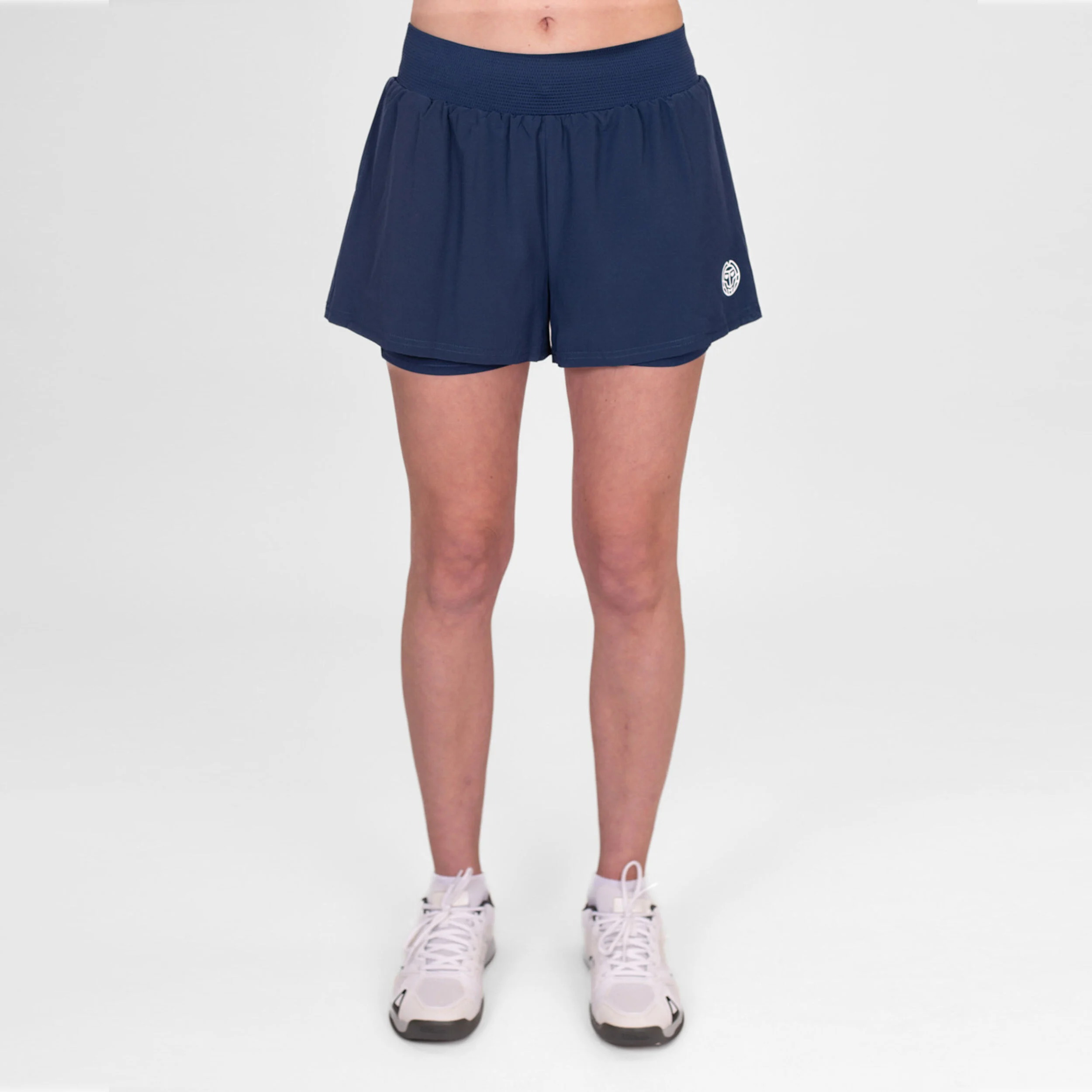 Crew 2in1 Shorts Damen - Dunkelblau