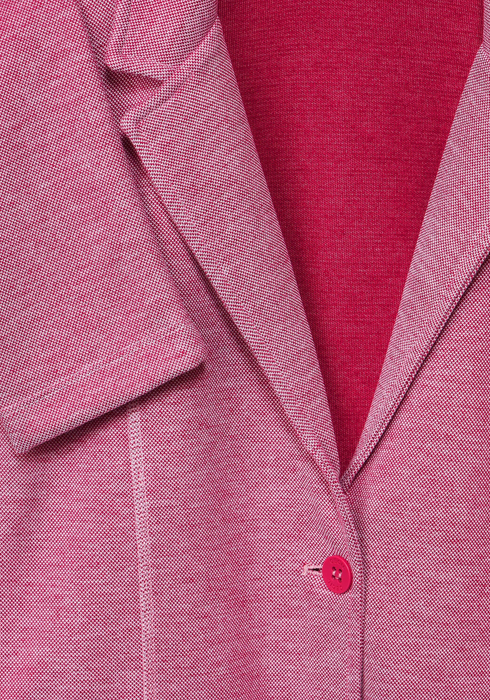 Cecil Sweatblazer mit abgerundetem Saum