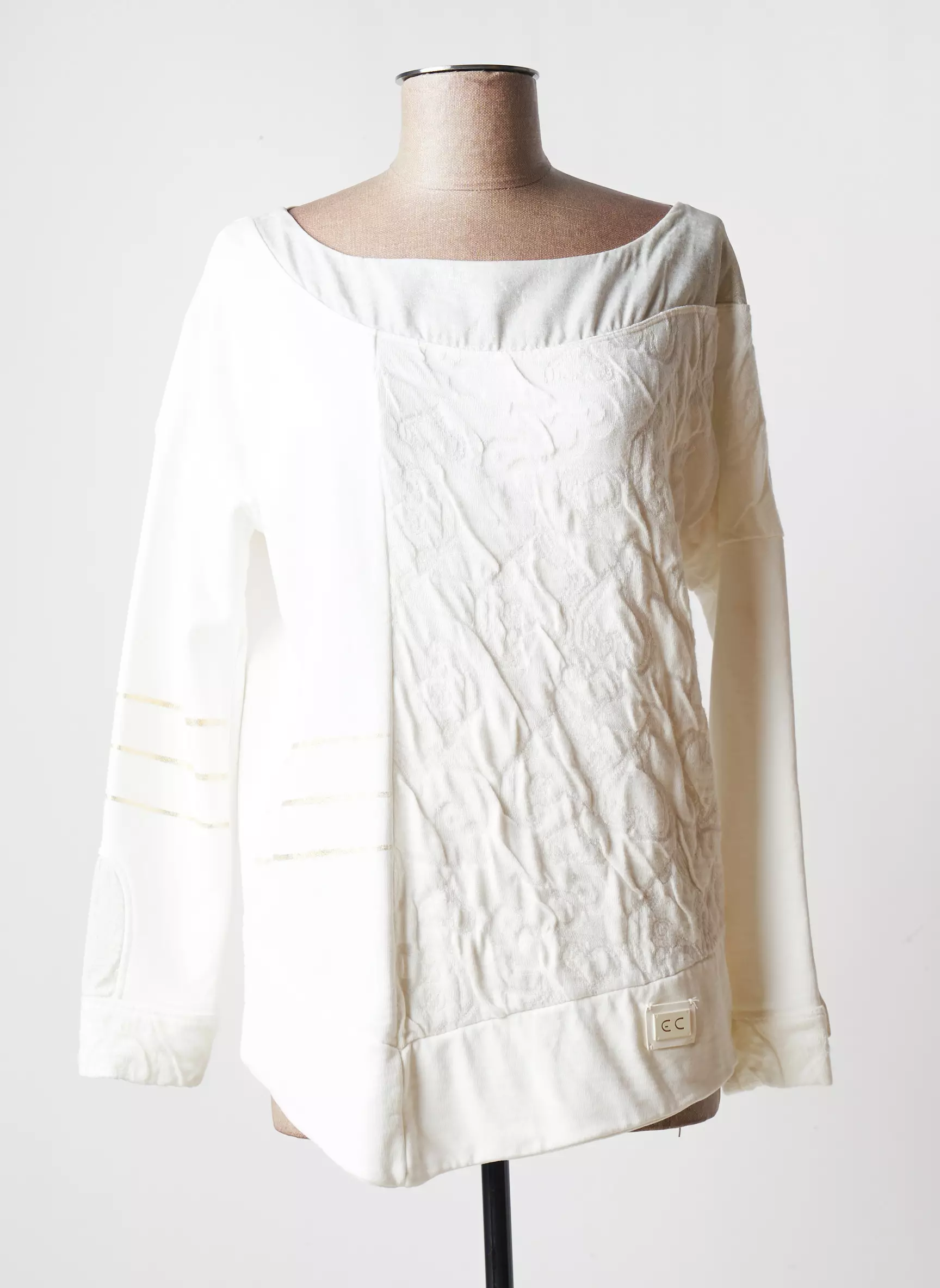 Elisa Cavaletti Sweats Femme couleur beige