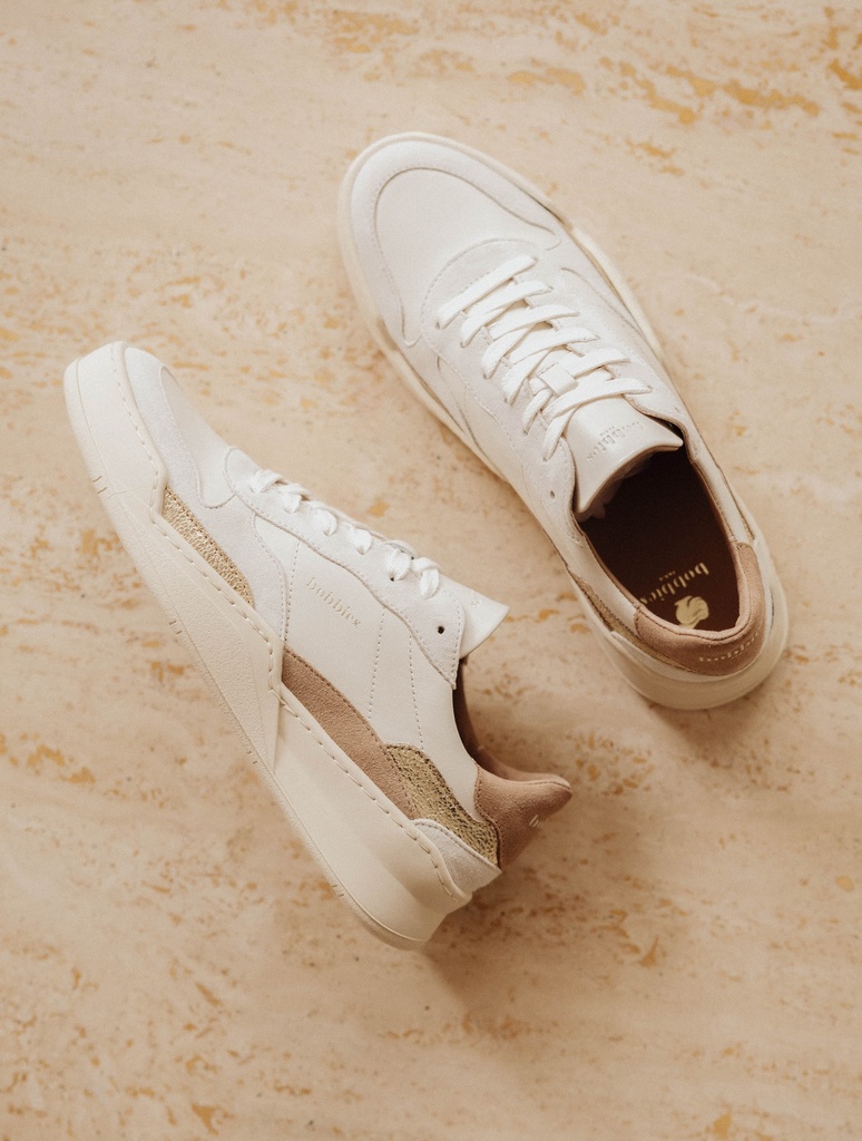 Beverly - Blanc Cassé - Beige - Or