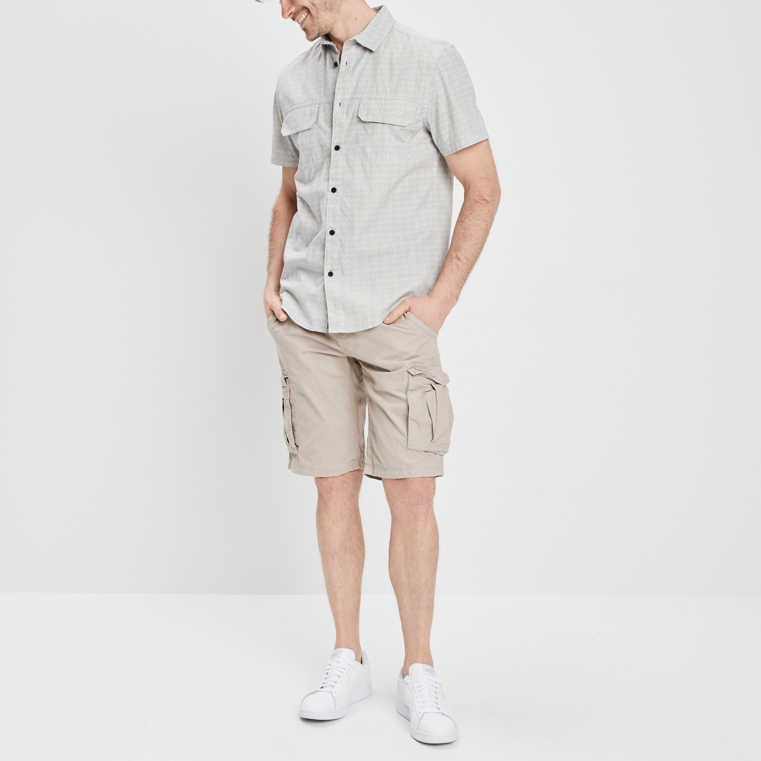 Chemise Trappeur sable homme | La Halle