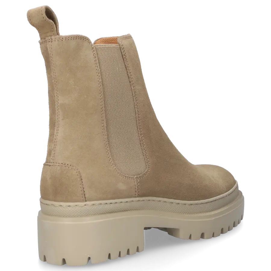 EN AVANT - Chelsea Boots D0600003/581 Veloursleder - beige