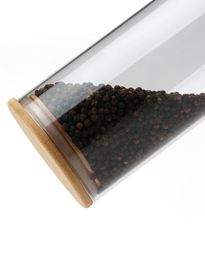 Sauter 2er-Set: Vorratsgläser in Transparent/ Natur günstig kaufen onesize
