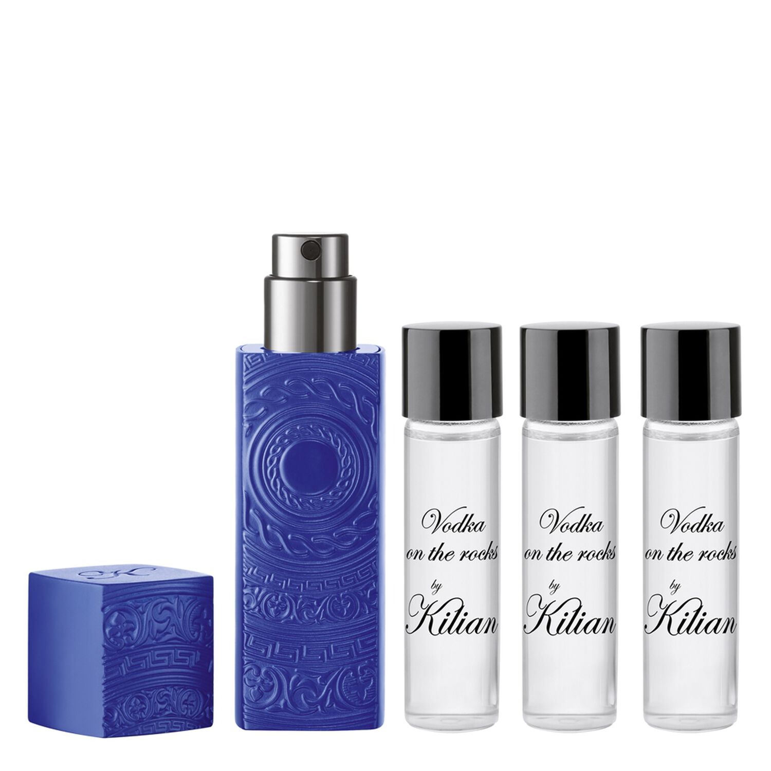 Kilian Paris Vodka On The Rocks Coffret Vaporisateur Voyage + 3 Recharges 7.5 ml