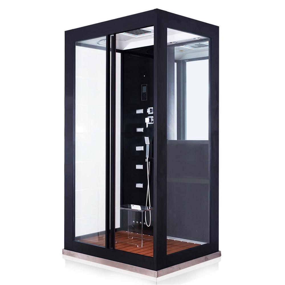 Home Deluxe Dampfdusche Black Luxory XL