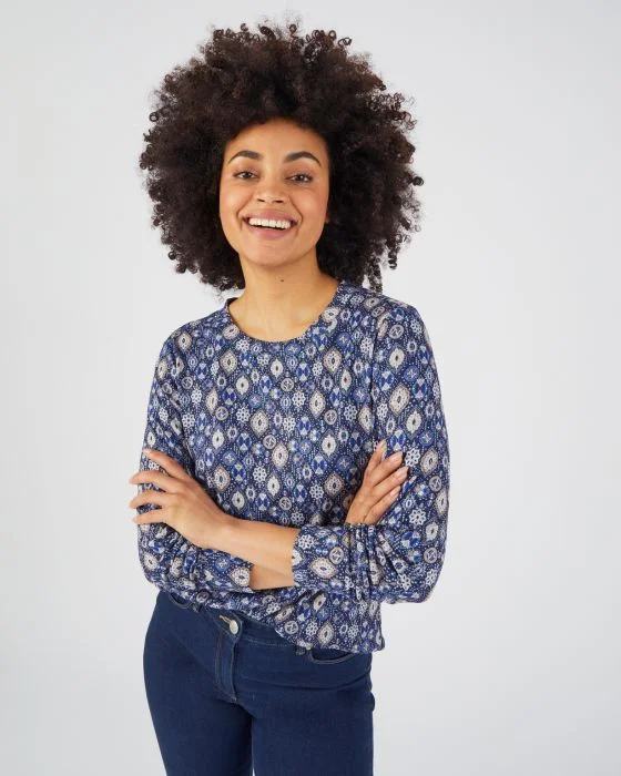 Tee-shirt maille chaude, manches longues