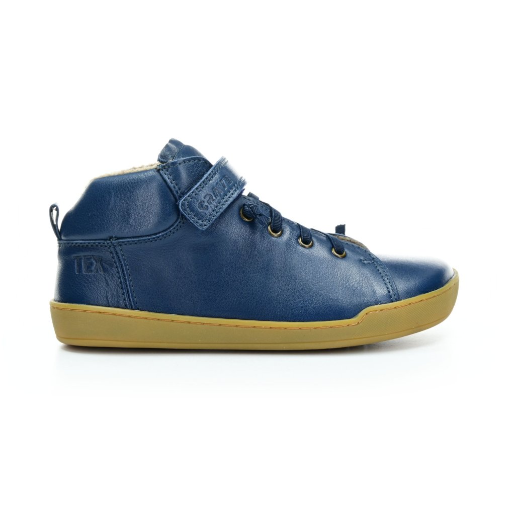 Crave Bergen Dark Blue Winter-Barfußstiefeletten