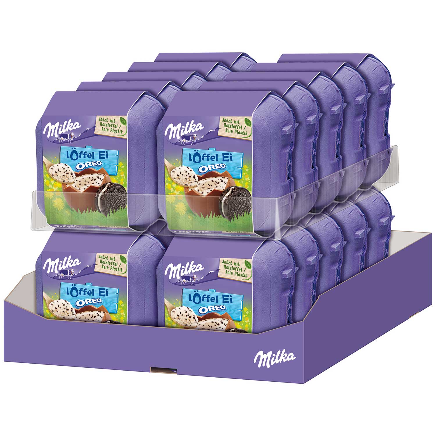 Milka Löffel-Ei Oreo 4x32g