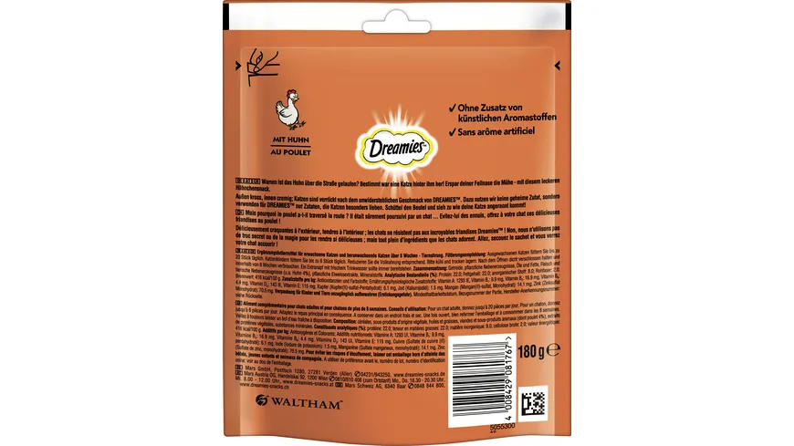 DREAMIES™ Mega Pack mit Huhn 180 g
