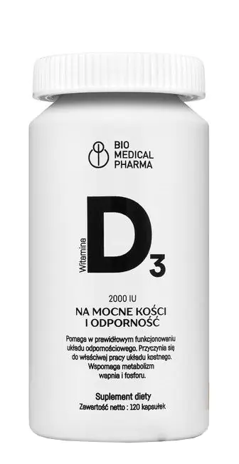 Bio Medical Pharma Vitamin D3 2000 IU kapsule