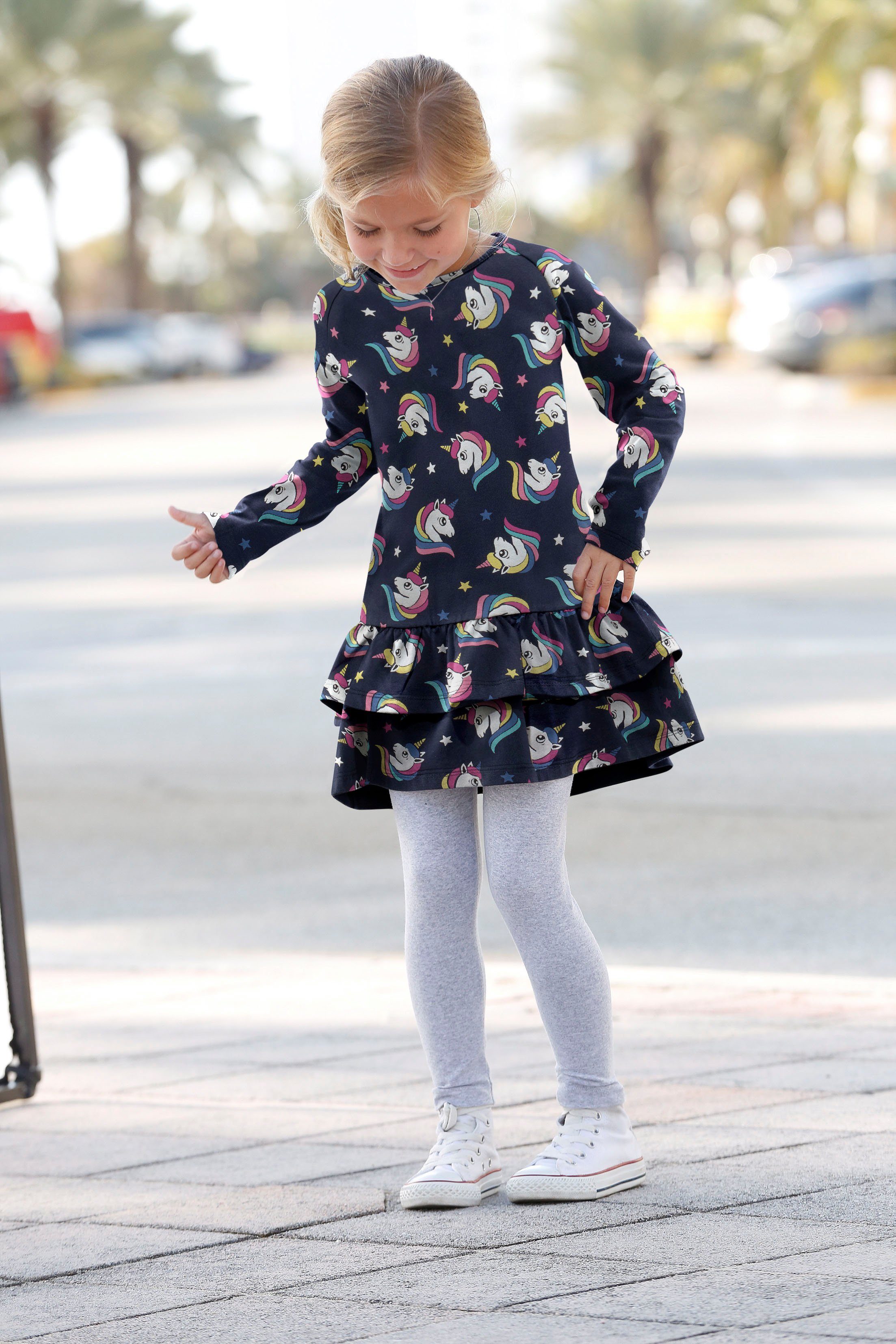 KIDSWORLD Jerseykleid mit Raglanärmeln