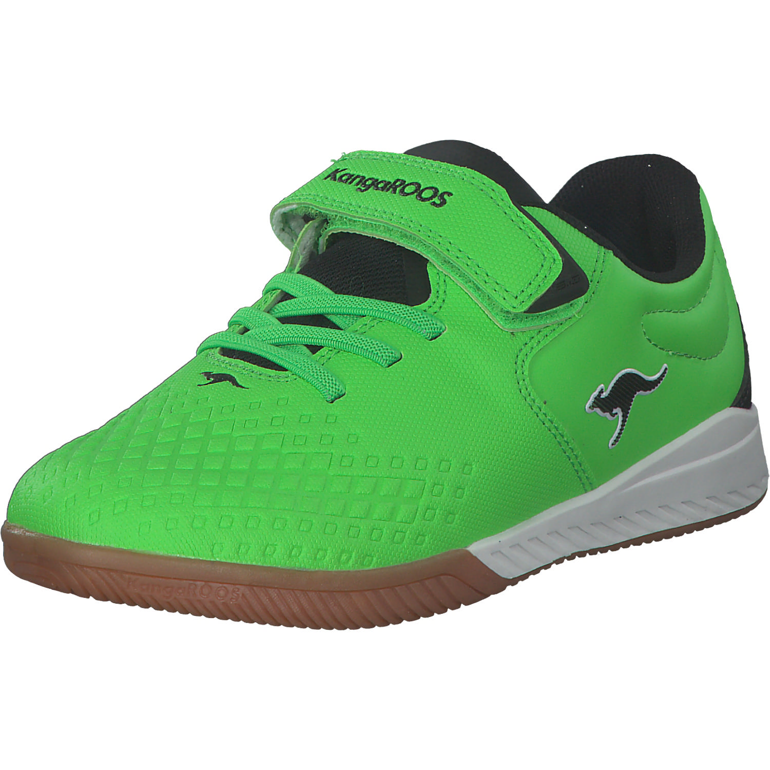 KangaROOS K5-Comb EV 18766, Hallenschuhe, Kinder, neon green/jet black