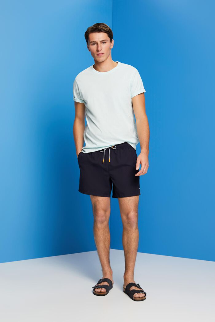 Strandshorts mit elastischem Bund