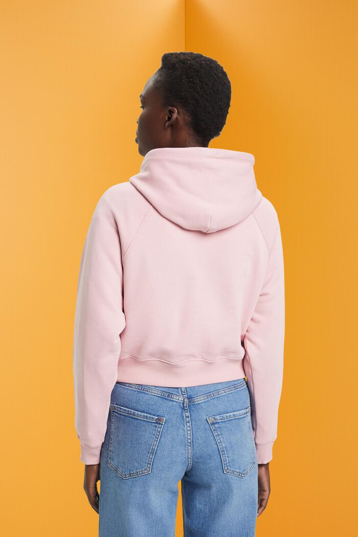 Hoodie mit geometrischem Love-Print