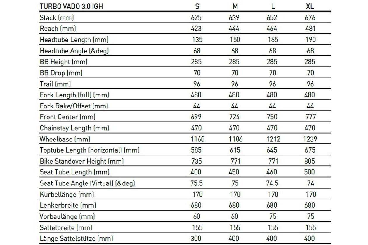Specialized Vado 3.0 IGH - 530 Wh - 2023 - 27,5 Zoll - Diamant